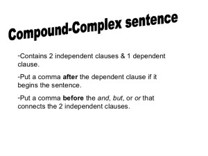 compound sentence checker